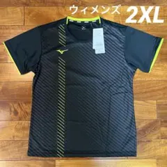 No.5059 MIZUNO ミズノ シャツ ブラック 2 XL テニス ウェア