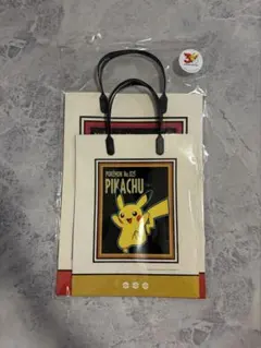 ●3COINS ポケモン　紙袋　バッグ　フシギバナ　ピカチュウ2種セット
