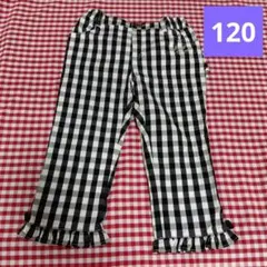メゾピアノ　キッズ用チェック柄ハーフパンツ