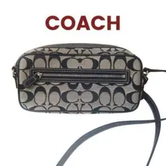 【極美品】COACH ショルダーバッグ ポシェット ミニ シグネチャー