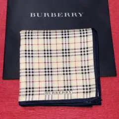 バーバリー大判ハンカチノバチェック男女兼用　新品