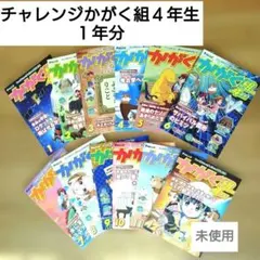 チャレンジ　かがく組４年生 1年分全12巻セット