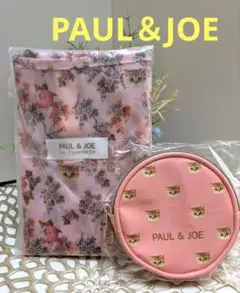 ★新品未開封 PAUL&JOE エコバッグ クリアケース ラウンドポーチ セット