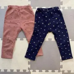 UNIQLO ユニクロ ベビー 裏起毛レギンス 90cm 2枚セット