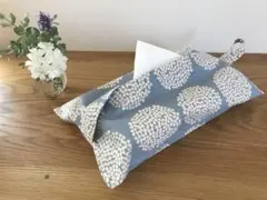 ハンドメイド＊ティッシュカバー＊ソフトパック用＊ボタニカルフラワー