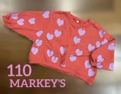 MARKEY'S マーキーズ　ハート　ソウガラ　トレーナー　トップス