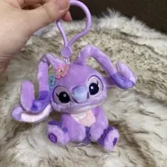 スティッチ エンジェル　ぬいぐるみキーチェーンCyber Stitch スティッチ エンジェル ぬいぐるみキーホルダー キーチェーン