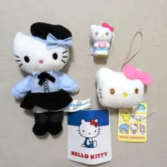 ハローキティ　マスコット　あしなが Ver　フェイスマスコット　ソフビ　サンリオ