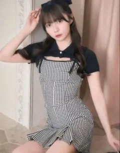 ミシェルマカロン ギンガムチェックキャミsetトップス　　XSサイズ ミシェルマカロン ギンガムチェックキャミsetトップス XSサイズ - メルカリ