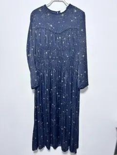 ルミナスプリント シャーリングワンピース 36サイズ