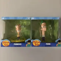 フィニアスとファーブ　ミニバブルヘッド　フィギュア 希少】フィニアスとファーブ フィギュアセット - メルカリ