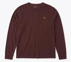 Abercrombie & Fitch ヘンリーネック長袖カットソー Lのサムネイル
