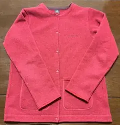 クリマプラス ニットカーディガン Women's赤モンベルL