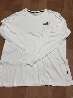 PUMA プーマ 長袖カットソー ホワイト XXL