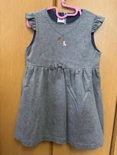 familiar ノースリーブワンピース 110cm グレー
