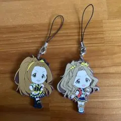 アイドルマスターミリオンライブ　二階堂千鶴　きゅんキャラ　ラバスト2種類セット