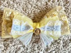 にじさんじ 緋八マナ 概念リボンヘアクリップ/ハンドメイド