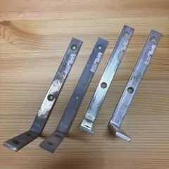 L字型 金具 4本(新品2,中古2)セット(W)16×75×150mmのサムネイル