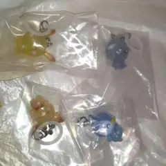 ポケピース めじるし　マスコット　ピカチュウ　ポッチャマ　ピチュー　ニャスパー