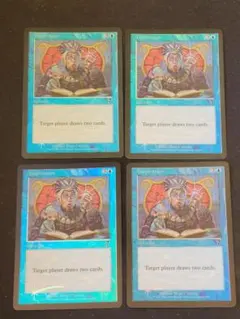 MTG　霊感/Inspiration　第７版 英語版 foil ４枚セット