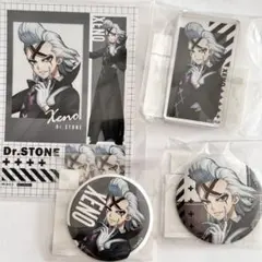 Dr.stone まるくじ　第2弾　ブロマイド アクリルブロック　缶バッジ　ゼノ