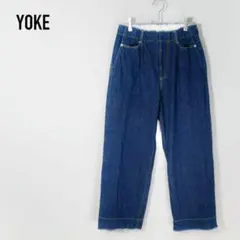 YOKE 22AW CUT-OFF WIDE DENIM TROUSERSのサムネイル