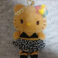 ハローキティマスコットホルダートコナツバケーションブラック