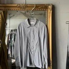 @ ZARA ザラ BASIC ベーシック M ストライプ ブラウス シャツ
