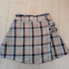 （値下げ）ラブラビ LOVE RABBYチェックキュロットスカート160cm