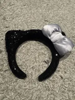 USJカチューシャキティスパンコール黒