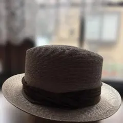 ▽Borsalino ボルサリーノ ペーパーハット ブラック パナマ - メルカリ