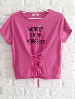 ♡Pink Latte ♡160 Tシャツ 　可愛いピンク