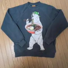 【お値下】クマ ビッグプリントスウェット