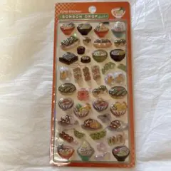 ボンボンドロップシール　和柄　食べ物　日本食　たこ焼き