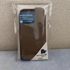 SNAPCOVER for iPhone 手帳型ケース グレージュ
