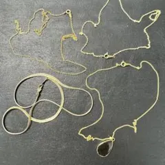 ゴールドネックレス4点セット✨