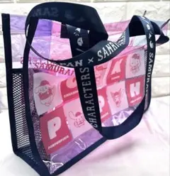 タイトーくじ　侍ジャパン×サンリオキャラクターズ　Ｂ賞クリアトートバッグ！