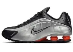 NIKE ショックス R4 メタリックシルバー/レッド