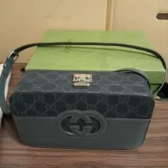 GUCCI カットアウトインターロッキング ショルダーバッグ(本当に未使用 