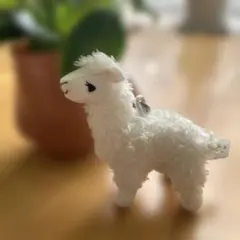 アルパカ　ぬいぐるみ　マスコット　モフモフ　可愛い　ストラップ