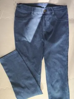 【格安】ユニクロヒートテック【激安】スキニーデニムライトブルー裏起毛UNIQLO
