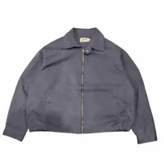 90s 古着 ヴィンテージ ジャケット 鬼フェード 短丈 ネイビー