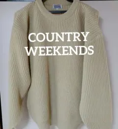 ニット セーター　長袖 昭和レトロ　古着　ヴィンテージ　フリーサイズ　冬コーデ