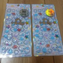 あわわちゃん　光るシール　2点セット