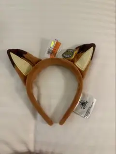 海外限定　上海ディズニー 香港　ニック　ジュディ　ズートピア　カチューシャ