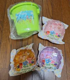 Qoo オリジナルフルーツポンチボウル3種&バケツ 4点セット