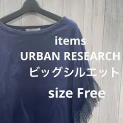 アーバンリサーチアイテムズ　袖レース　フレンチスリーブ　トップス　カットソー