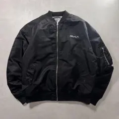 RVCA × Mister Cartoon MA-1 フライトジャケット 黒