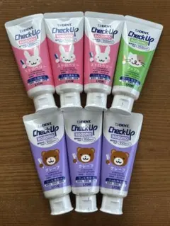 Check-Up kodomo 歯磨き粉 7本セット
