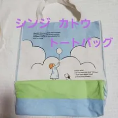 イラスト付きキャンバストートバッグ